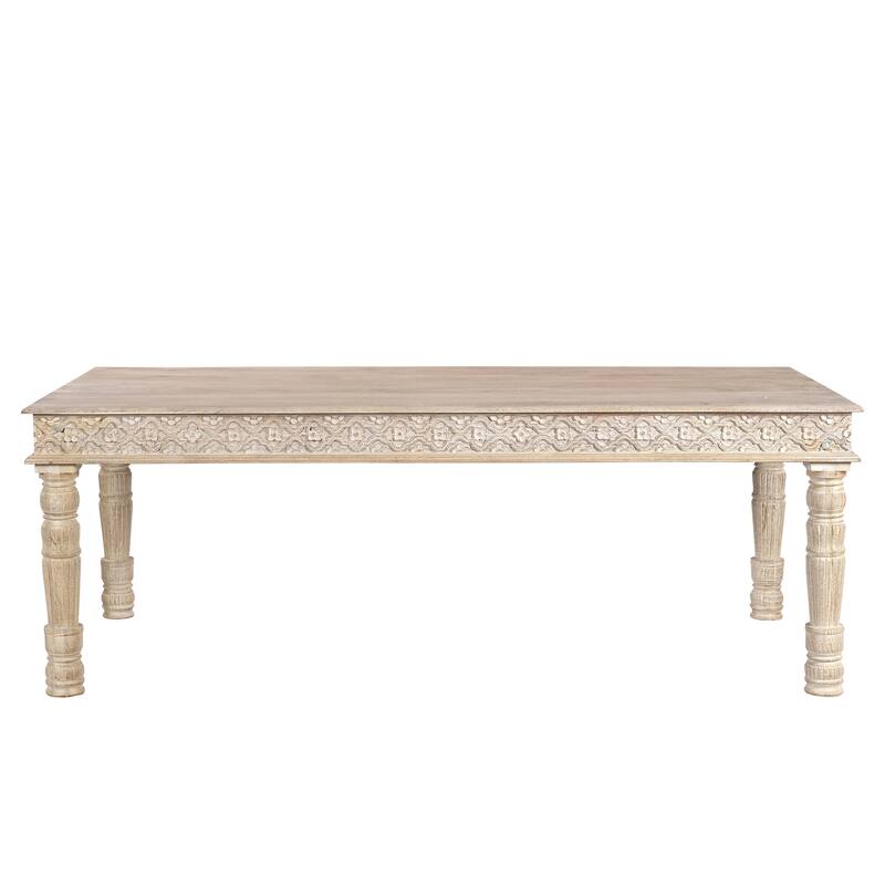 Milton Carved Solid Wood Dining Set