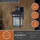 preview thumbnail 8 of 9, Vaxcel Lighting T0728 Ridge 11" Tall Outdoor Wall Sconce with Seedy