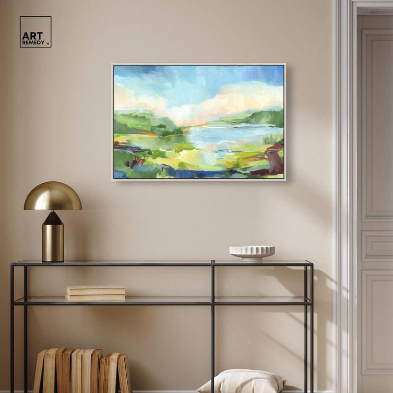 Walk on a Sunny Day Canvas by Art Remedy