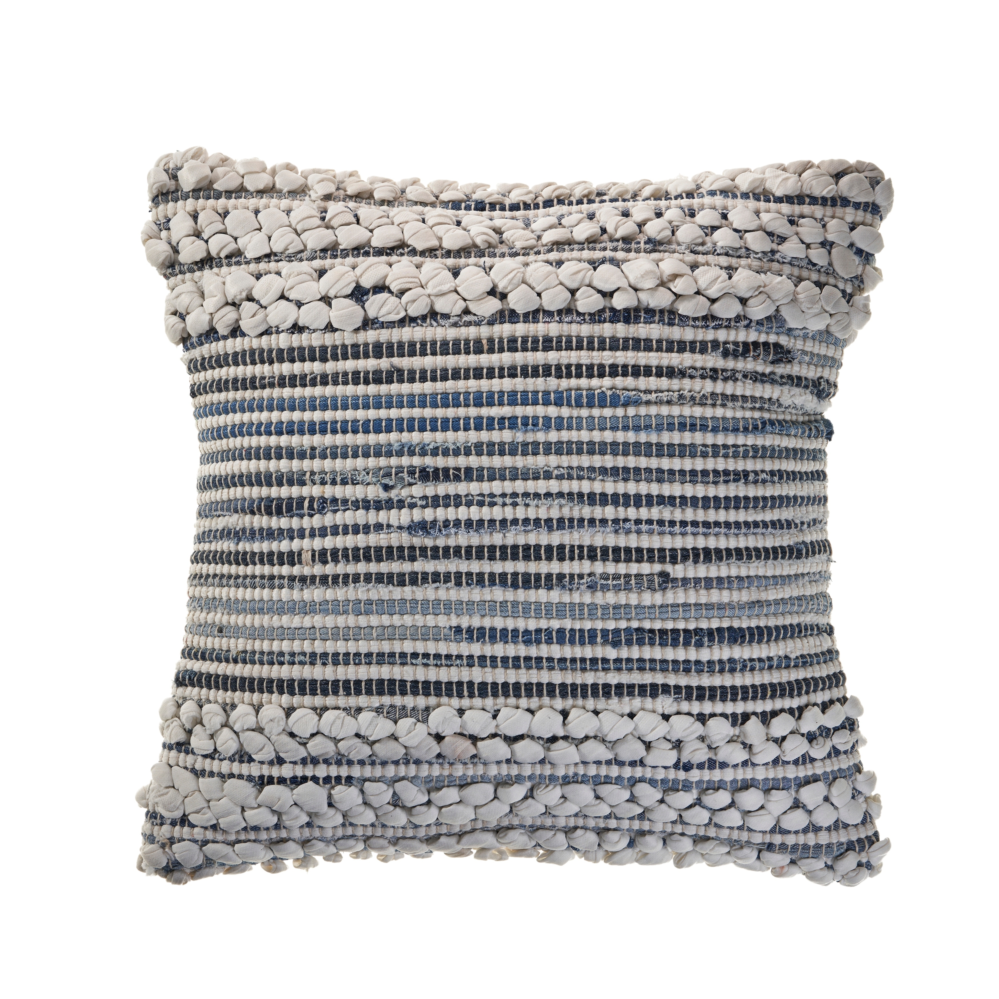 Navy textured pillow 2025