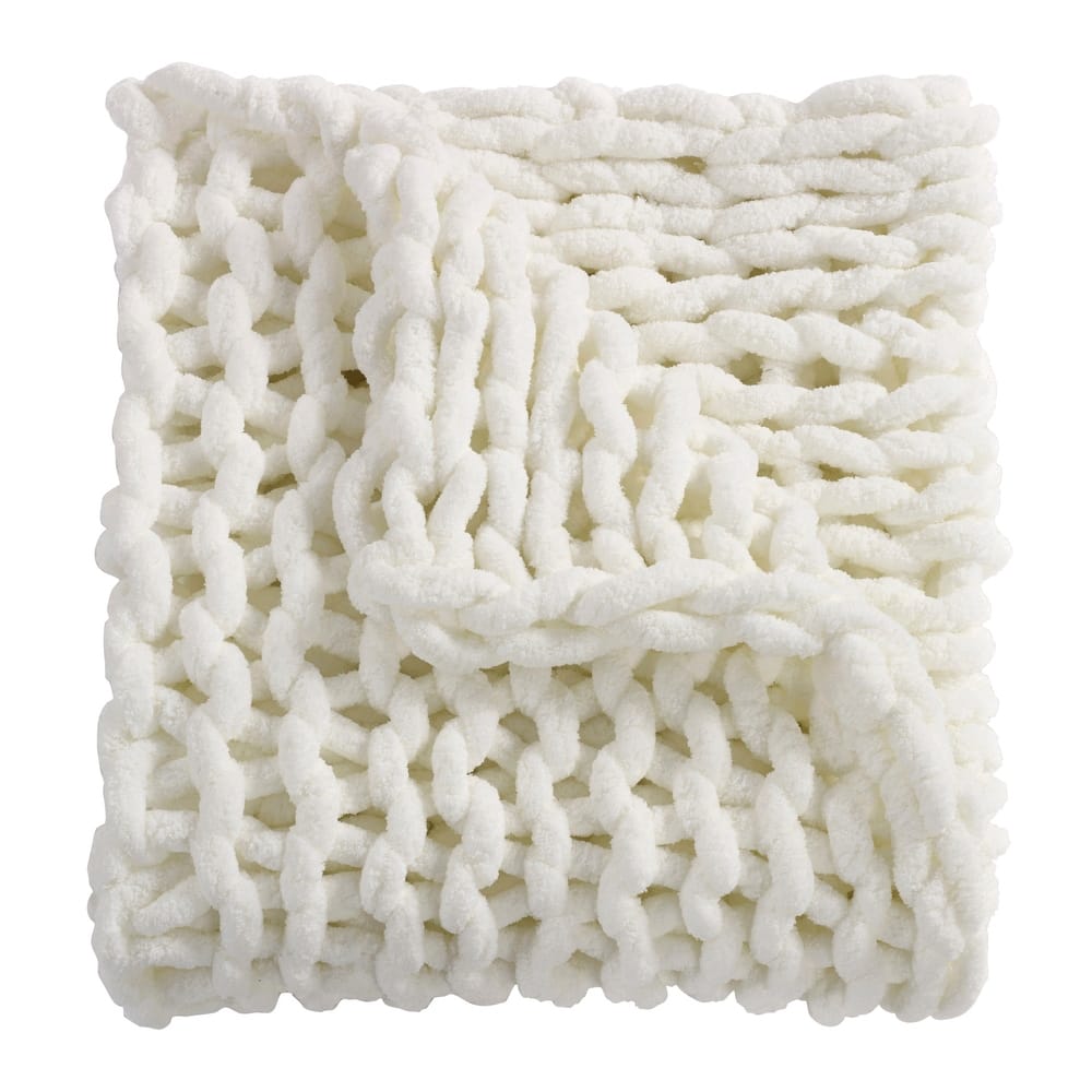 Donna Sharp's Chunky Chenille Polyester Throw