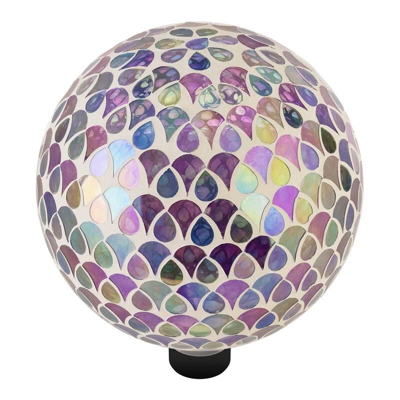 10 Inch Gazing Globe Shinning Purple