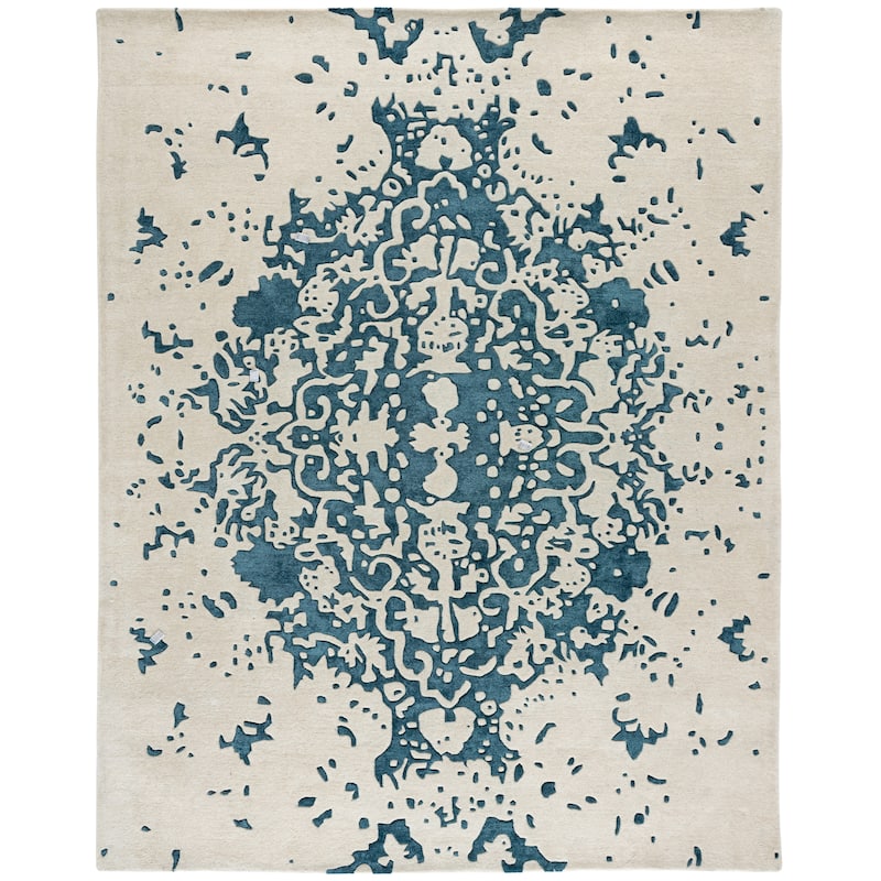 SAFAVIEH Handmade Fifth Roselette Avenue Modern Abstract Wool Rug