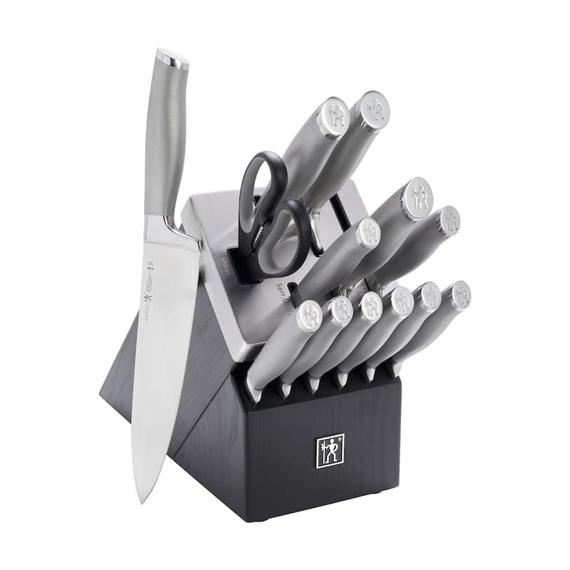 Modernist 14-pc Self-Sharpening Block Set - Black