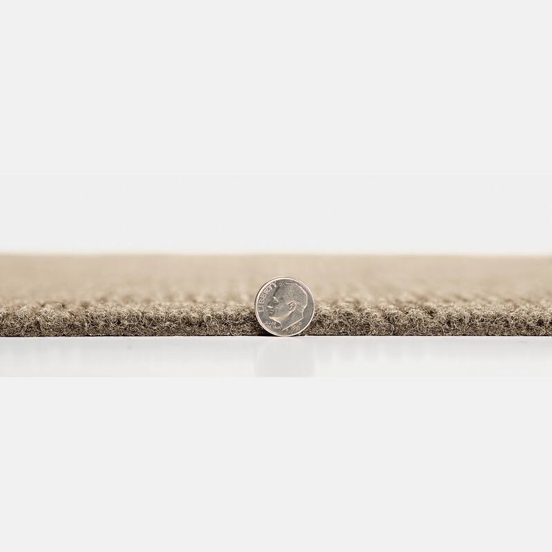 Foss Floors Crochet 24"x24" Peel and Stick Indoor/Outdoor Carpet Tiles 15/Box