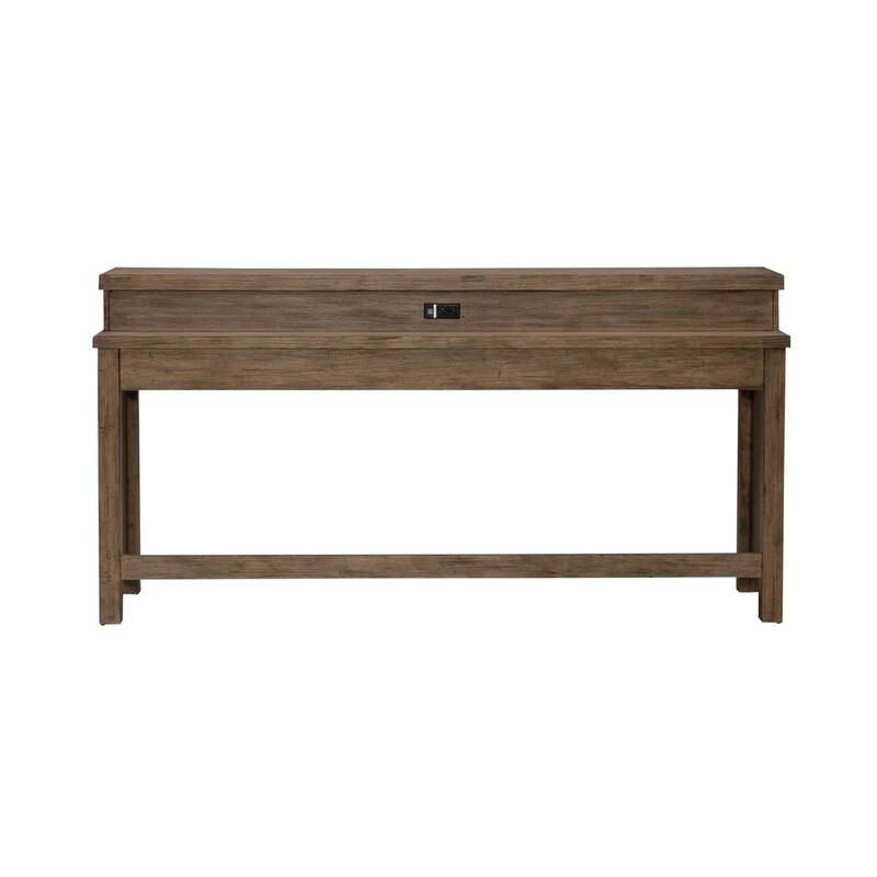 Pinebrook Ridge Weathered Toffee Console Bar Table