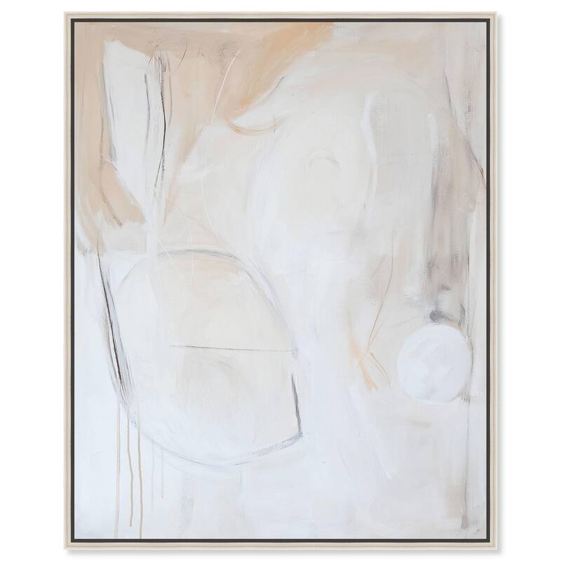 Void Symphony Haze II Canvas by Art Remedy - 24" x 30" - Silver