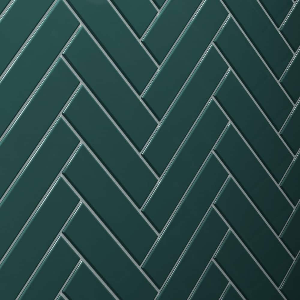 2 in. x 8 in. Glass Subway Wall Tile