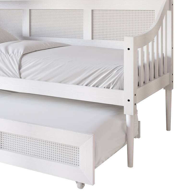 CraftPorch Modern Twin Daybed with Trundle