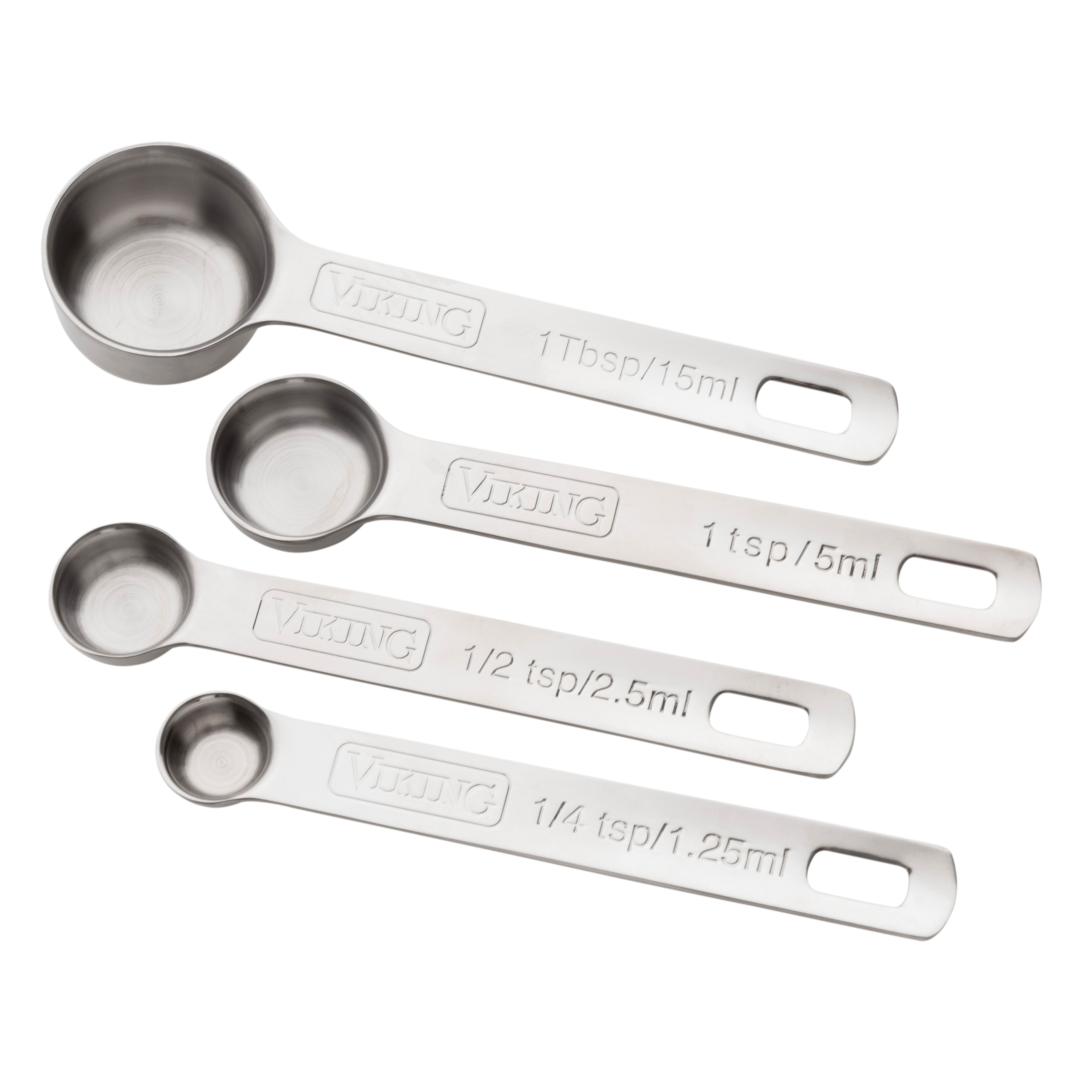 Viking 4pc Stainless Steel Measuring Spoon Set - Overstock - 43879663