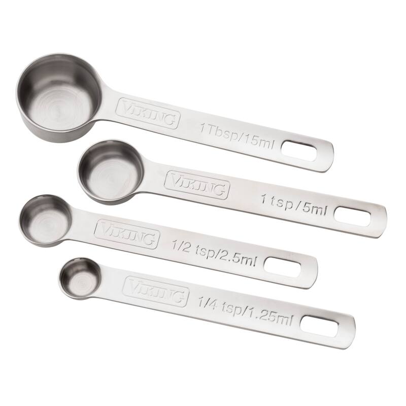 Viking 4pc Stainless Steel Measuring Spoon Set