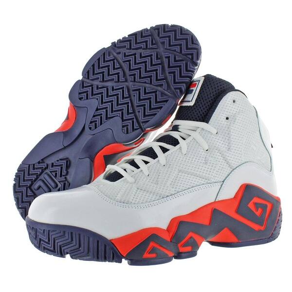 Shop Fila Mens Mb Basketball Shoes Leather High Top Overstock
