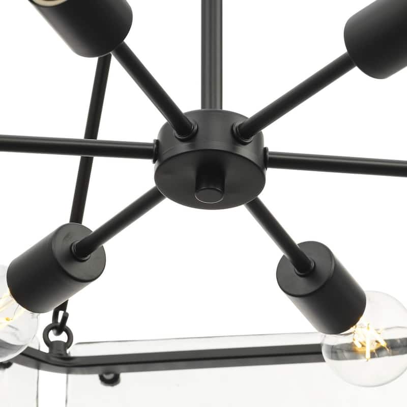 Progress Lighting P400355 Rivera 6 Light 30" Wide Ring Chandelier