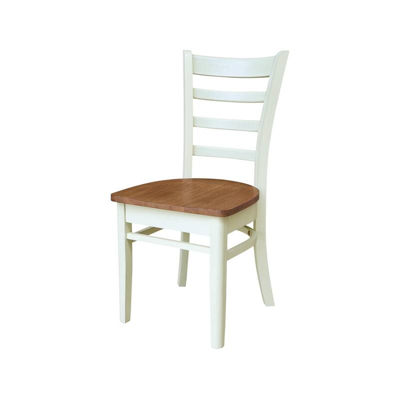 30" Round Top Pedestal Table with 2 Emily Chairs - 3 Piece Set
