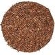 preview thumbnail 112 of 136, SAFAVIEH Handmade Leather Shag Carlijn Modern Decorative Rug 4' Round - Saddle - Round