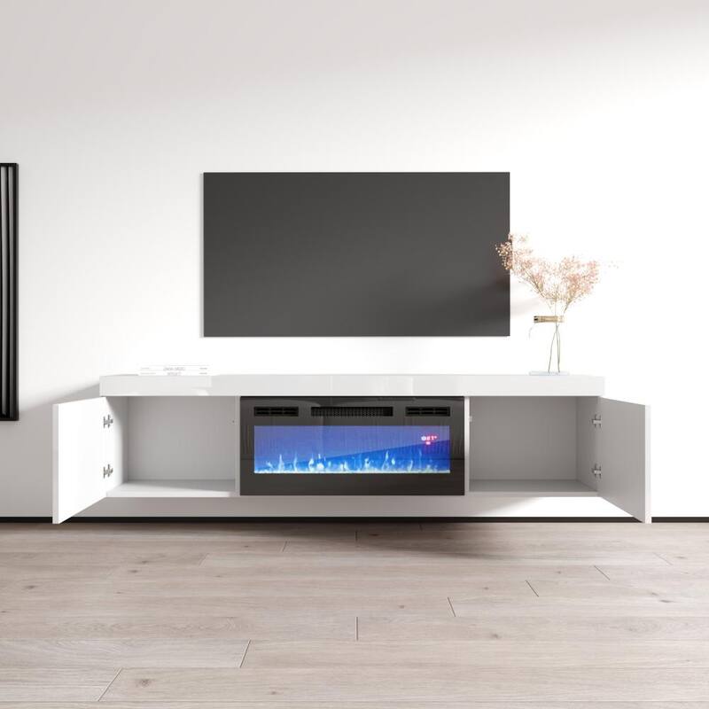 Knoxville BL-EF Electric Fireplace 71" TV Stand