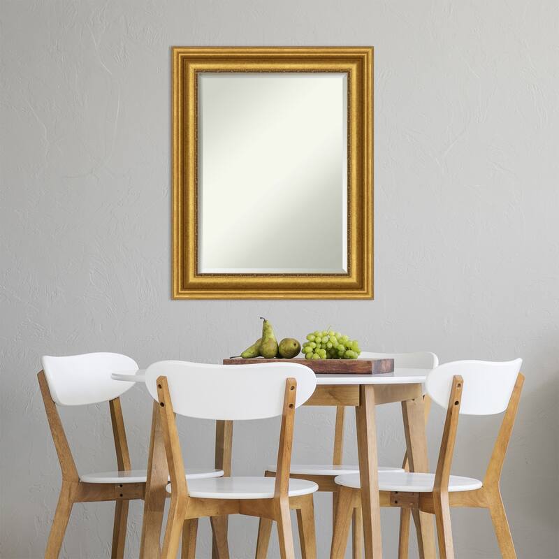 Beveled Wall Mirror - Parlor Gold Frame - Parlor Gold