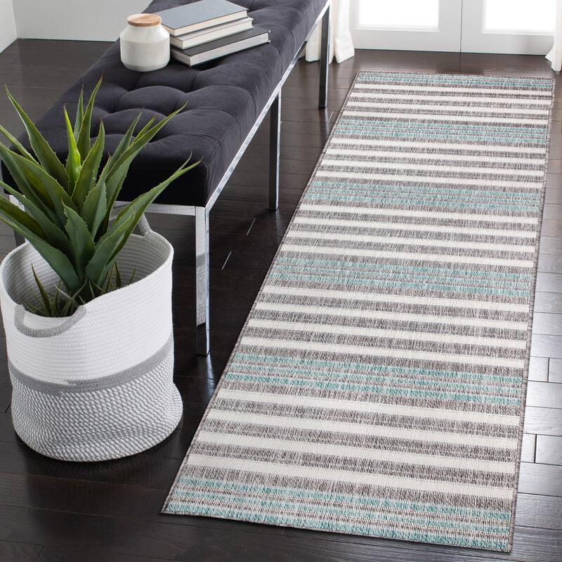 Liora Manne Malibu Faded Stripe Indoor/Outdoor Rug