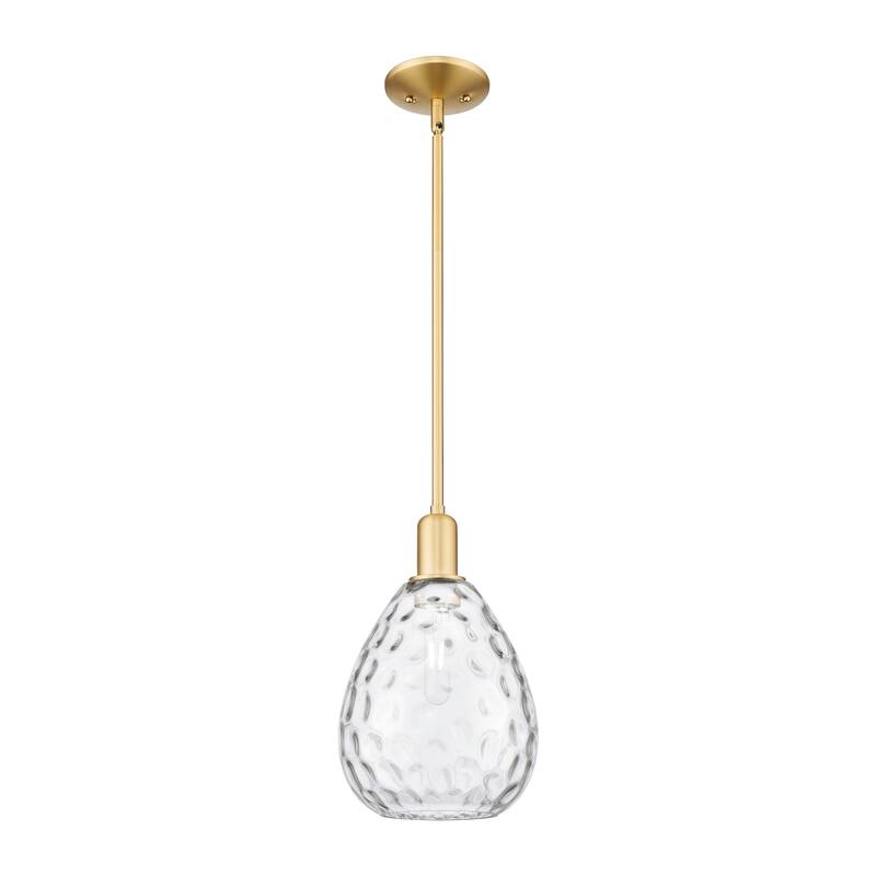 Innovations Lighting Endless Possibilities Arcadia - Waverly - 1 Light 8" Stem Hung Mini Pendant - Clear/Satin Gold