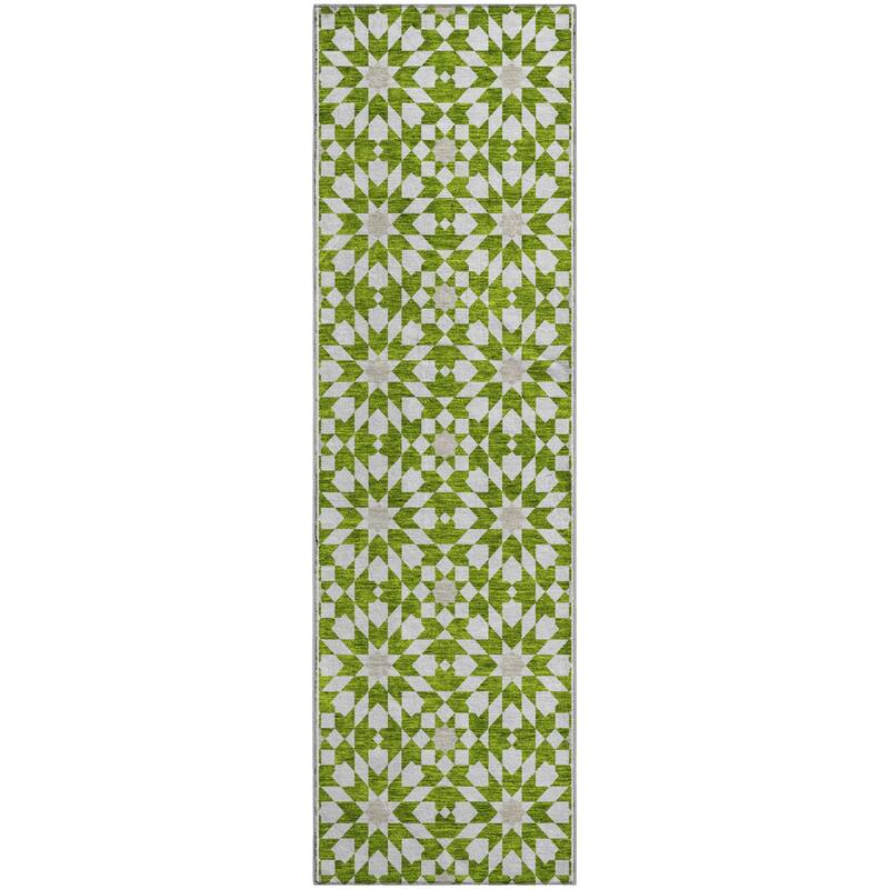 Premium Washable Super Soft Modern Mosaic Mayfield Rug
