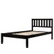 preview thumbnail 9 of 7, Twin Size Solid Wooden Construction Platform Bed with Headboard/Wood Slat Support