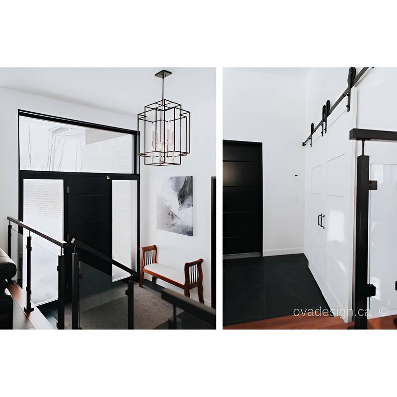 8-Light 22" Width 28" Height Metal Open Frame Cage Design Transitional Pendant Lamp Chandelier