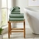 preview thumbnail 116 of 174, Linery & Co. Luxury Cotton Textured Bath Towel. 6 Piece Set - Eucalyptus