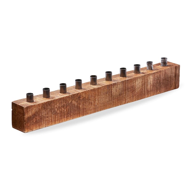 Timber Taper Centerpiece