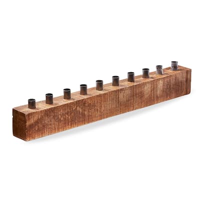 Timber Taper Centerpiece