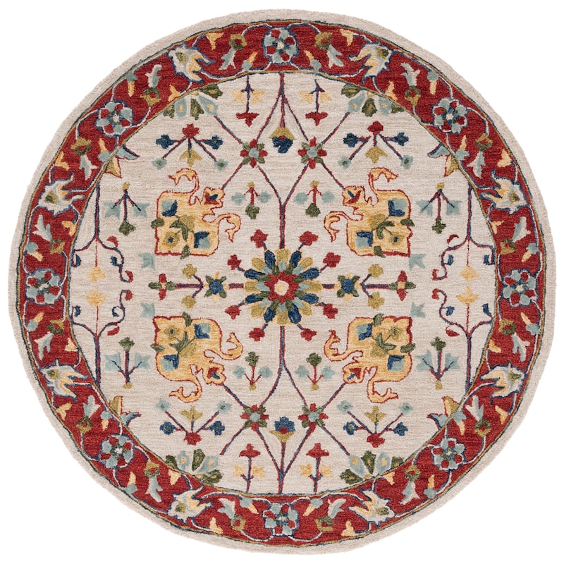 SAFAVIEH Handmade Micro-Loop Sesta Oriental Wool Rug