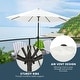 preview thumbnail 129 of 142, Holme 9-foot Steel Market Patio Umbrella with Tilt-and-Crank