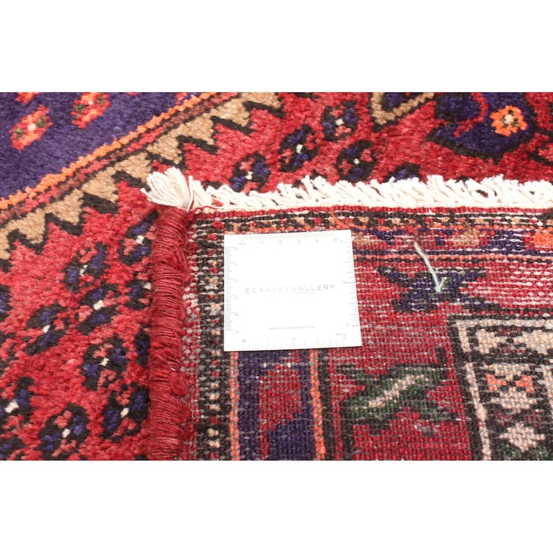 ECARPETGALLERY Hand-knotted Andelz Red Wool Rug - 4'2 x 6'11