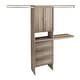 preview thumbnail 5 of 12, ClosetMaid SuiteSymphony 3-Drawer 2-Door 25-Inch Tower Closet Organizer Natural Gray