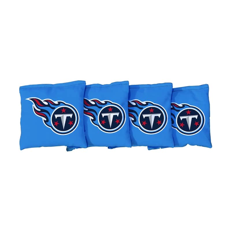 Tennessee Titans NFL Baby Blue Cornhole Bags - Corn Filled