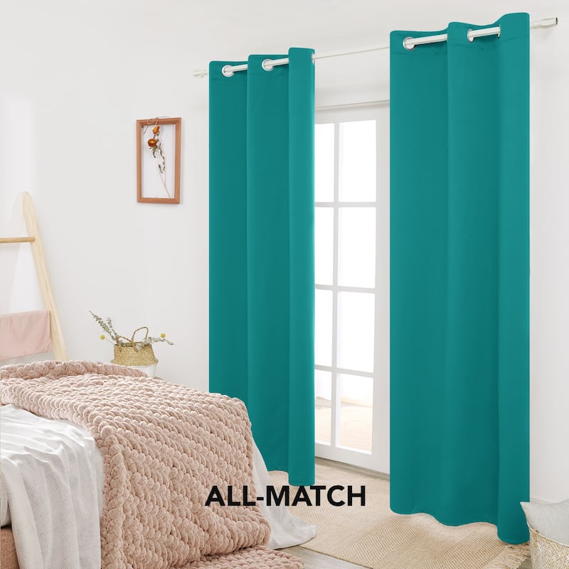 Deconovo 108 120 Length Grommet Curtain (1 Panel)