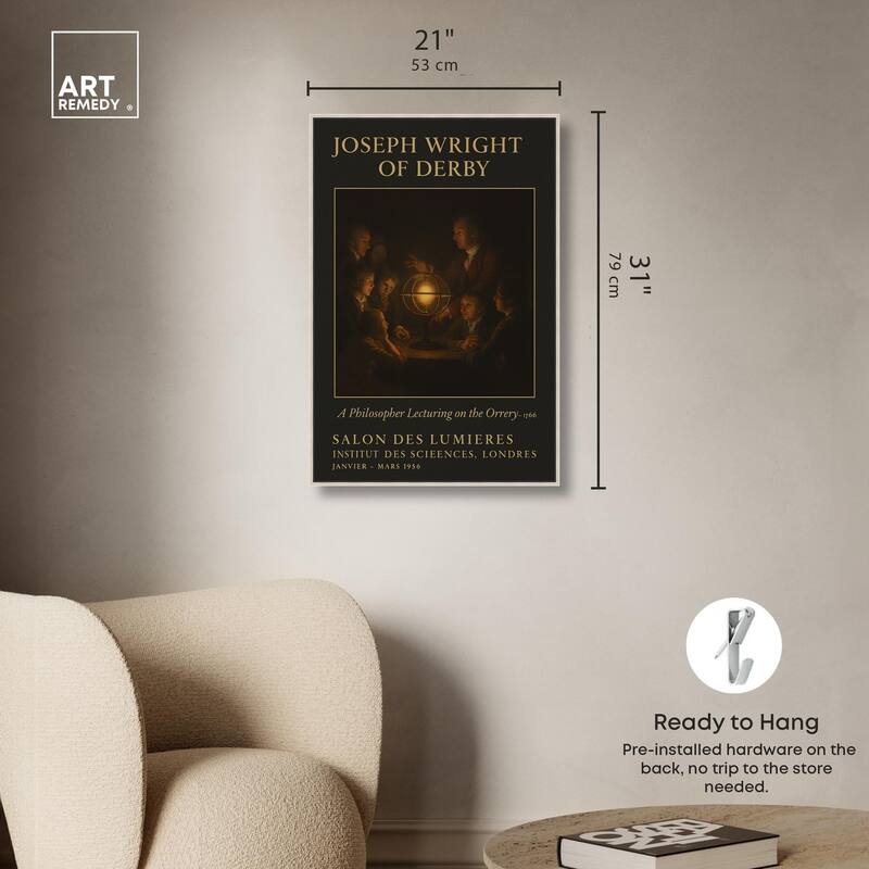Philosopher Lecturing Canvas by Art Remedy