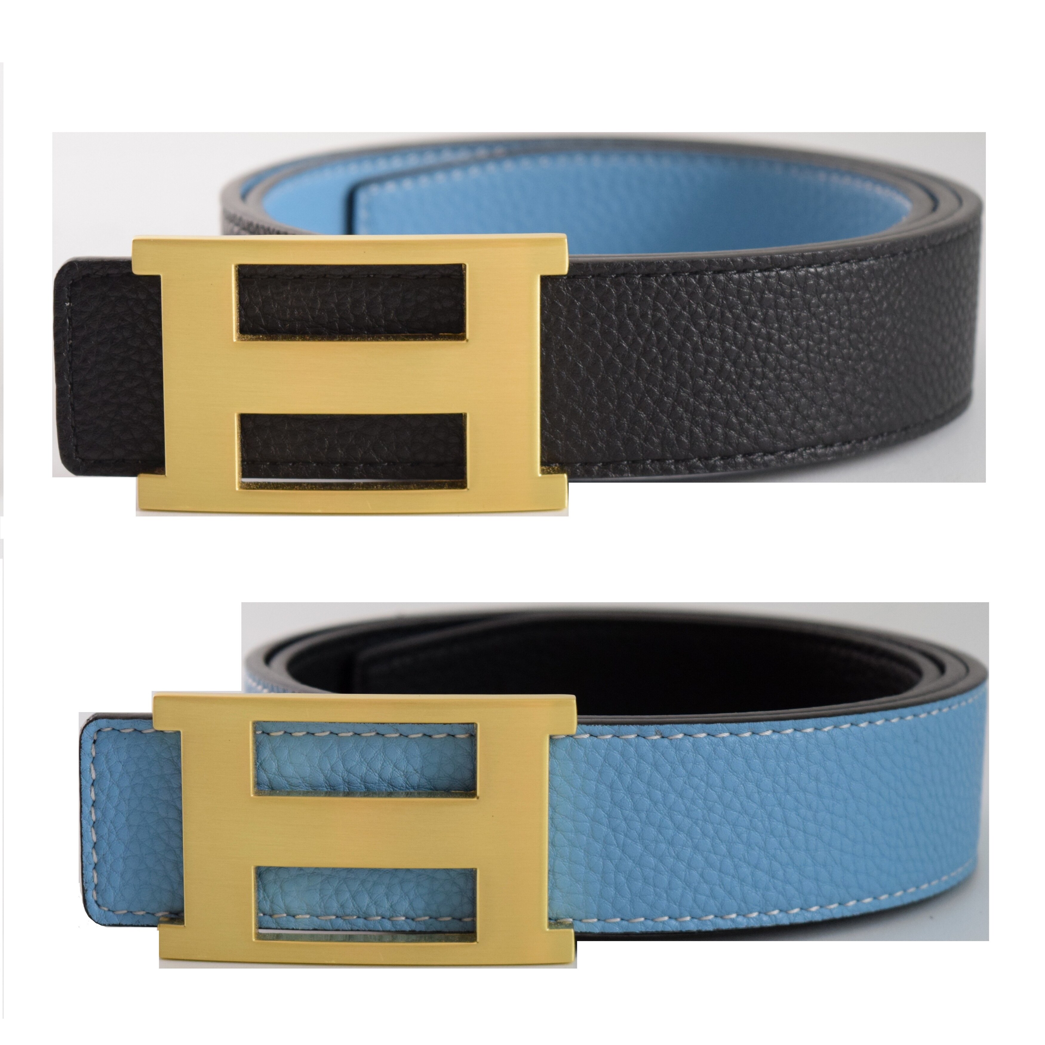 belt with h on buckle