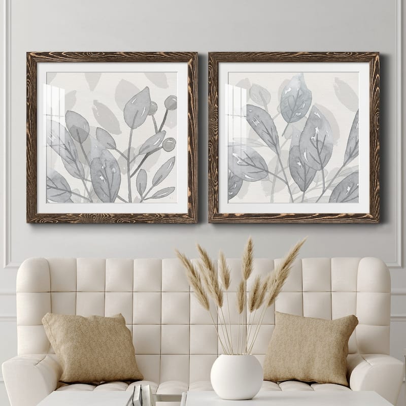 Shadow Leaves I-Premium Framed Print - Ready to Hang