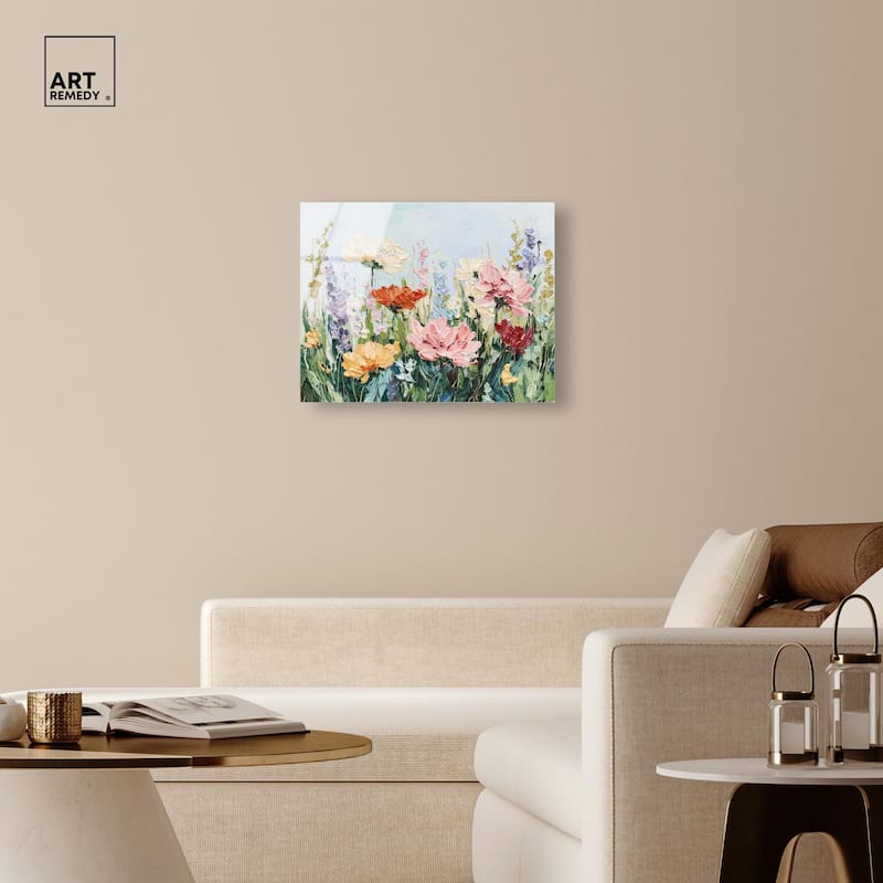 Summer Abundance III Acrylic by Art Remedy, Ready to Hang