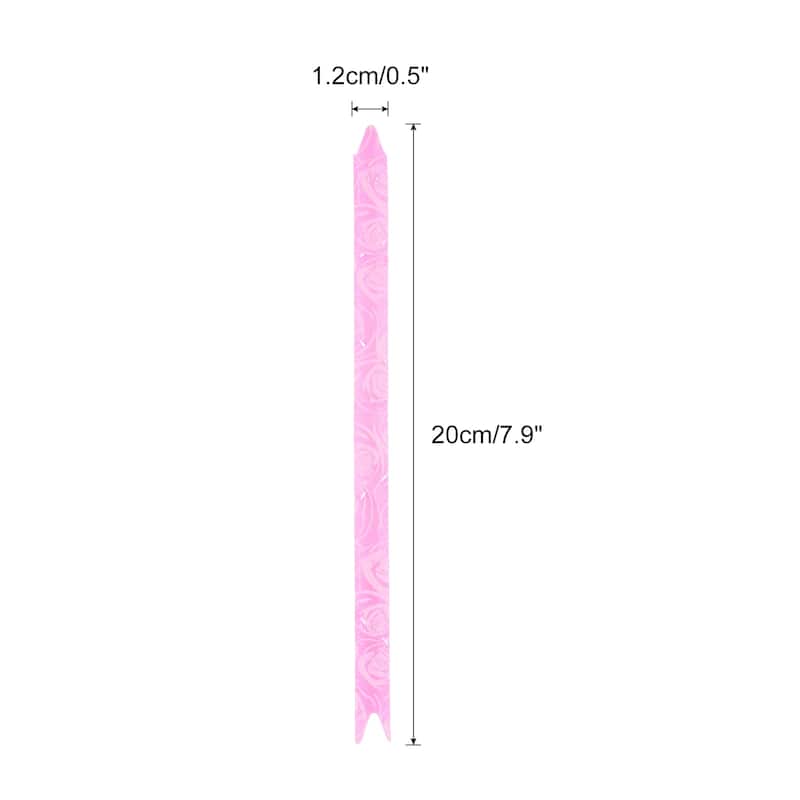 100Pcs Pull Bows Ribbon Gift Wrapping String Rose Pattern Bow Tie - Pink - 8"