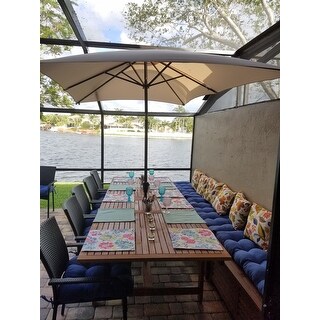 cushion bench marine outdoor inch