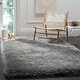 preview thumbnail 5 of 59, SAFAVIEH Bahija Handmade Luxe Shaggy 3 inch-thick Area Rug 10' x 14' - Grey