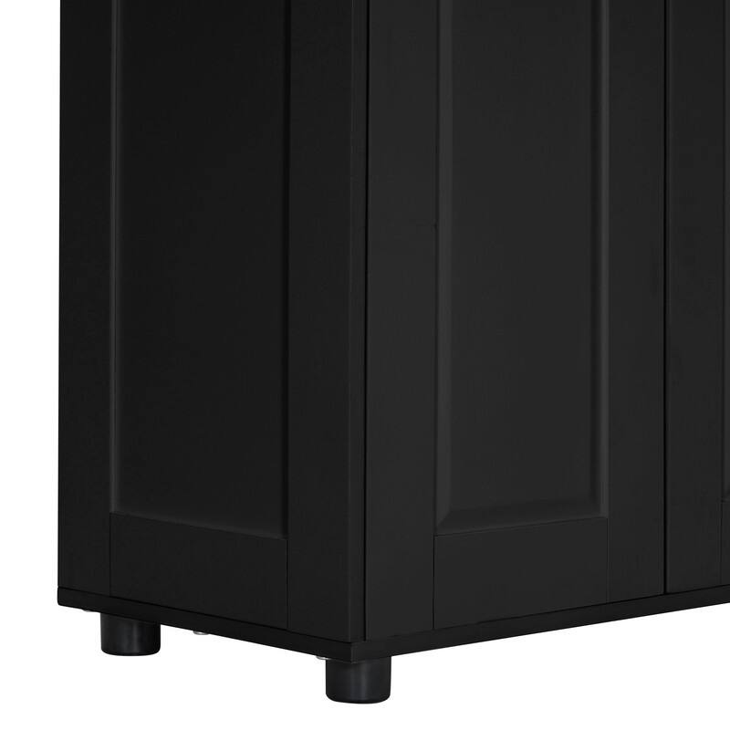 Bathroom Storage Cabinet with Two Doors and Adjustable Shelf