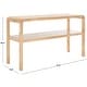 preview thumbnail 15 of 20, SAFAVIEH Home Collection Omara 2 Tier Console Table - 53" W x 17" D x 30" H