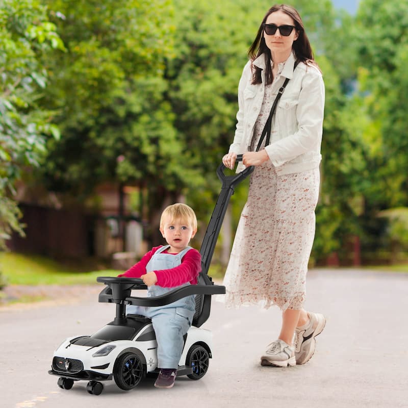 Costway 3-in-1 Ride on Push Car Maserati Licensed Foot to Floor Kids - See Details