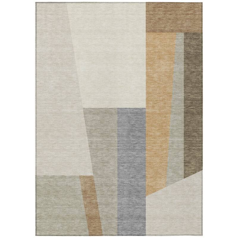 Machine Washable Indoor/ Outdoor Contemporary Jolie Chantille Rug
