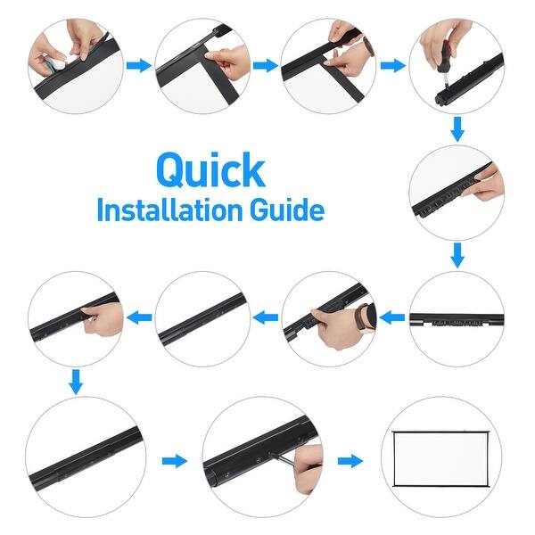 Shop Excelvan 100 Diagonal 16 9 1 1 Gain 160 Viewing Angle