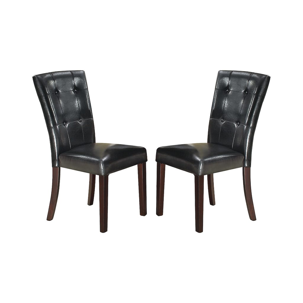 Leather Upholstered Dining Chair,Set of 2