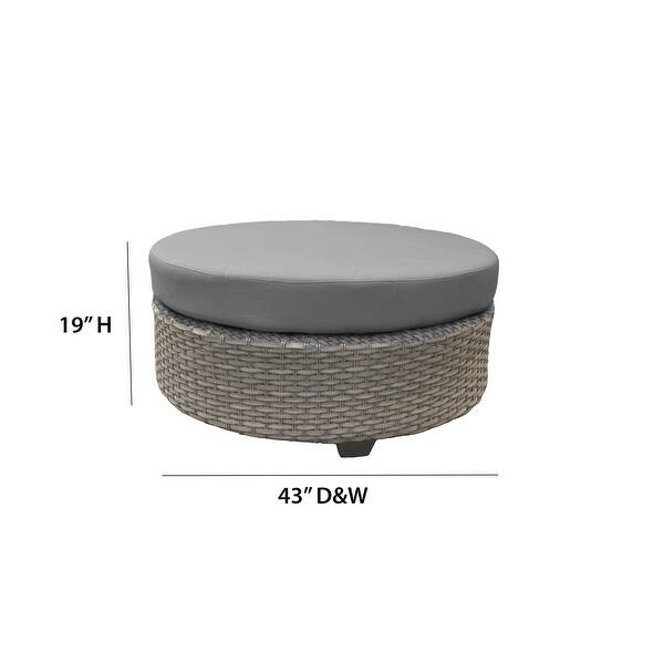 Florence 8piece Outdoor Brown Wicker Patio Furniture Set Bed Bath & Beyond 26274046