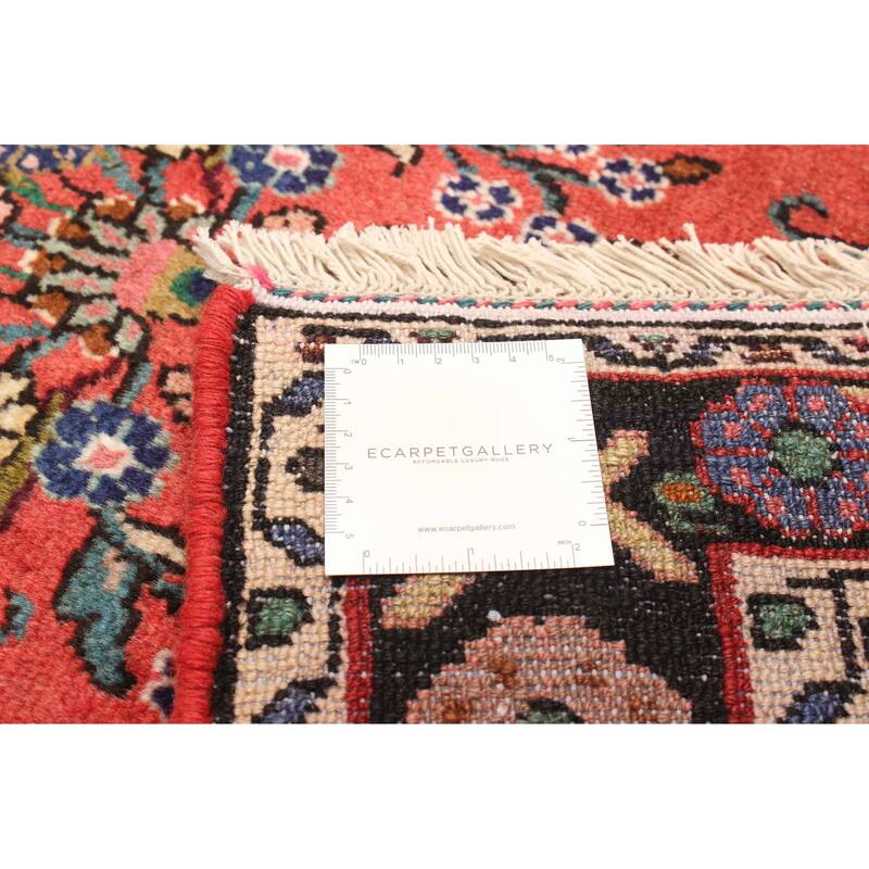ECARPETGALLERY Hand-knotted Andelz Red Wool Rug - 2' 9" x 10' 6"